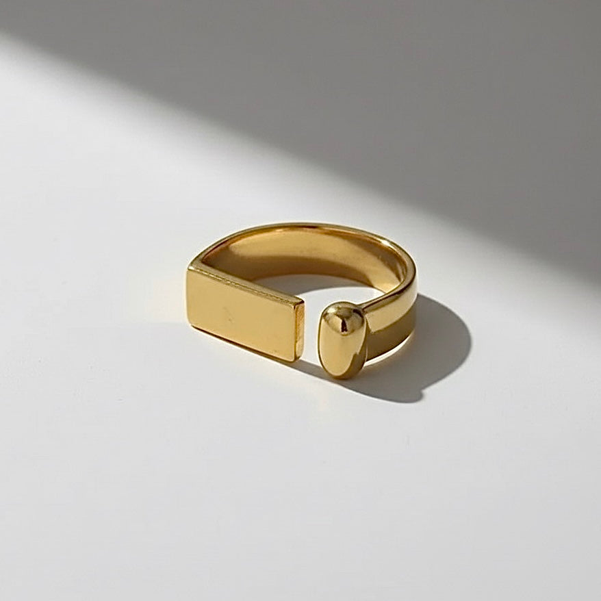 Imari Geometric Ring