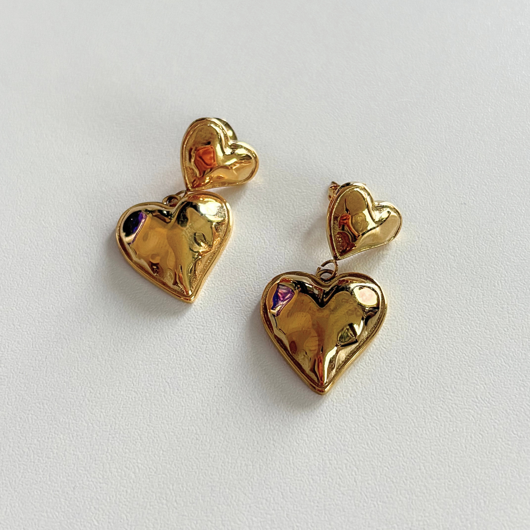 Cordelia Heart Earrings