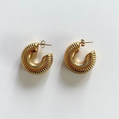 Jamila Ribbed Earrings