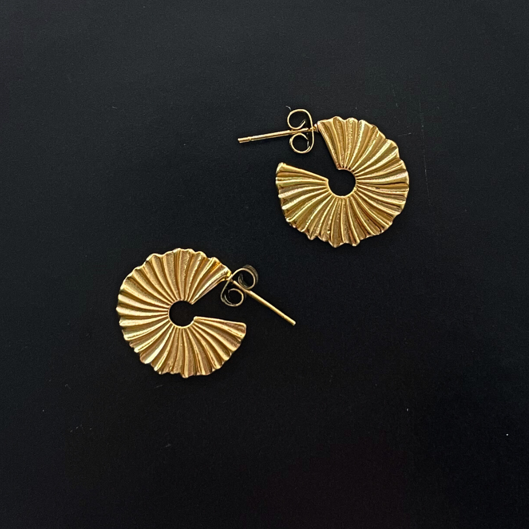 18ct Gold Plated Statement Earrings