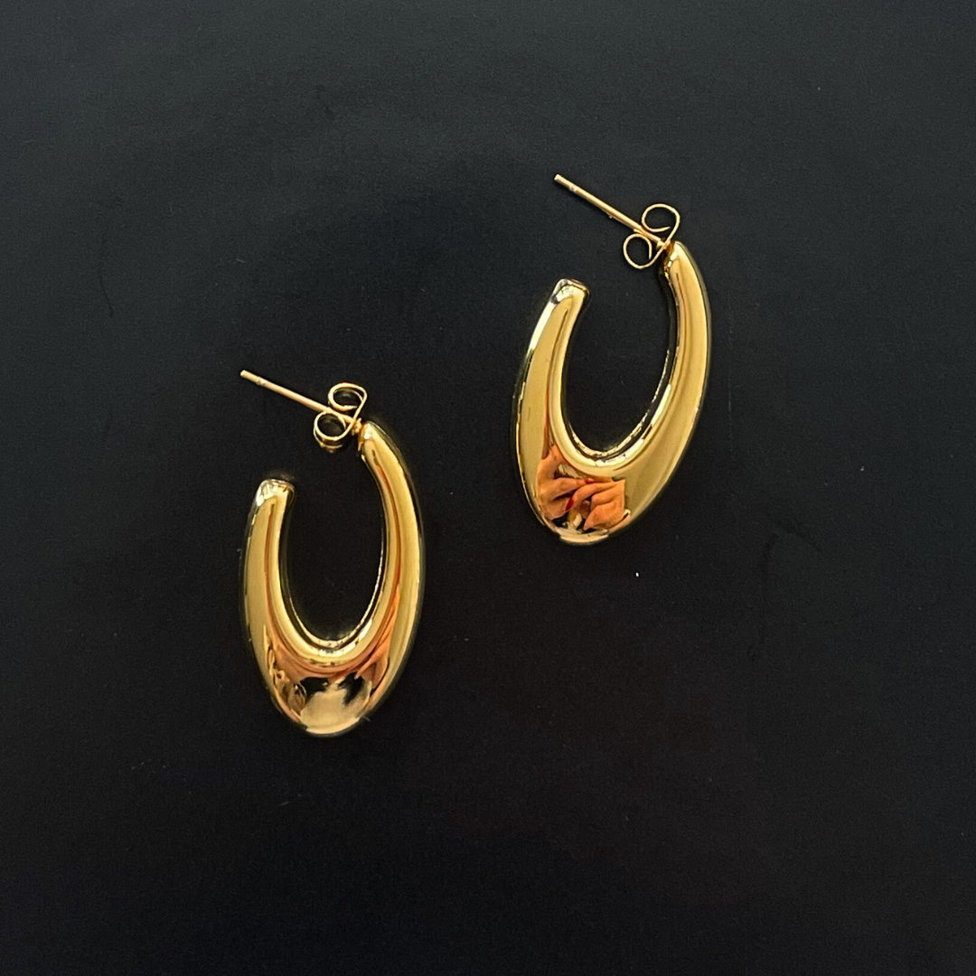 18ct Gold Plated Statement Earrings