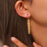 18ct Gold Plated Drop Earrings