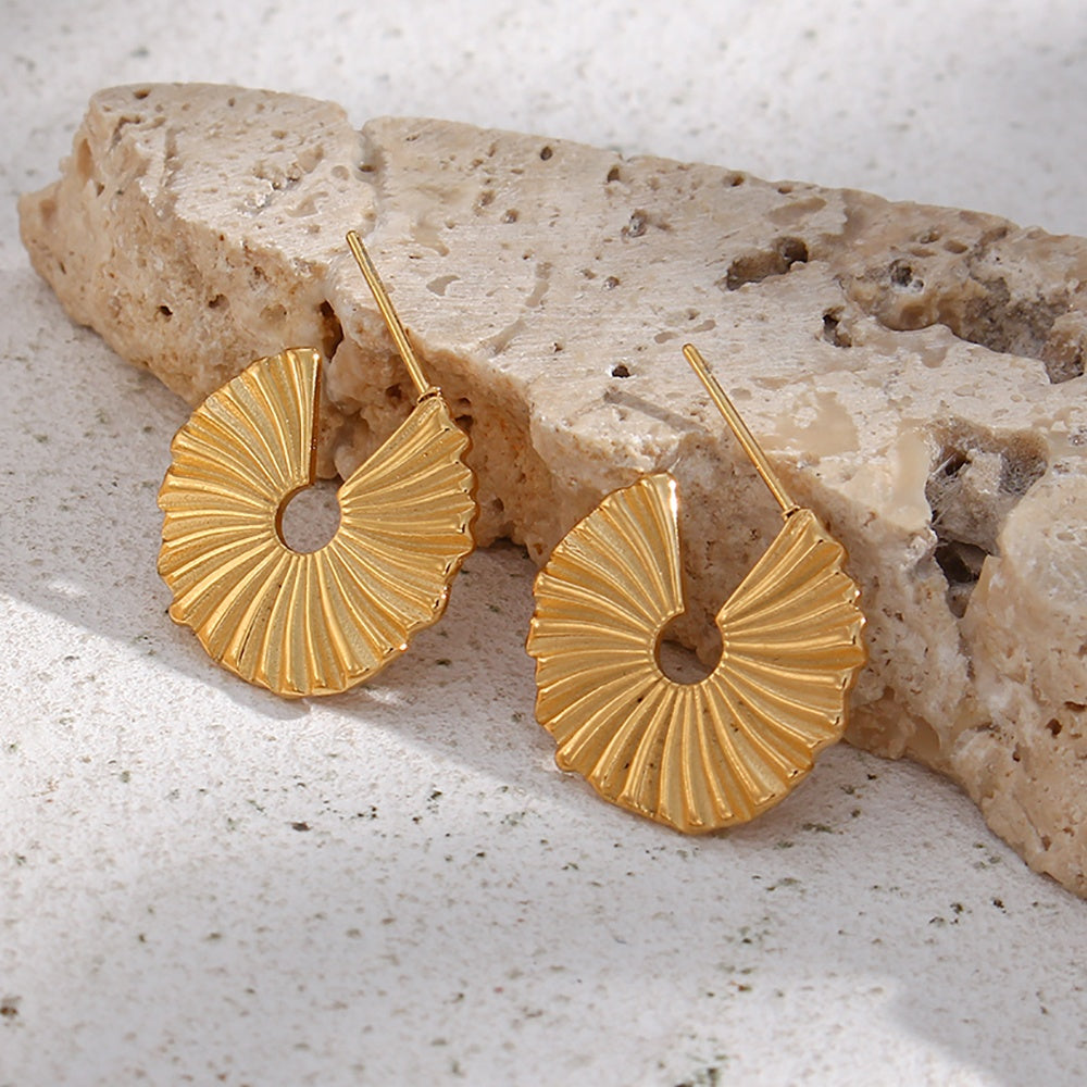 18ct Gold Plated Statement Earrings